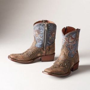 Dan Post Western Lily blue cowboy boots